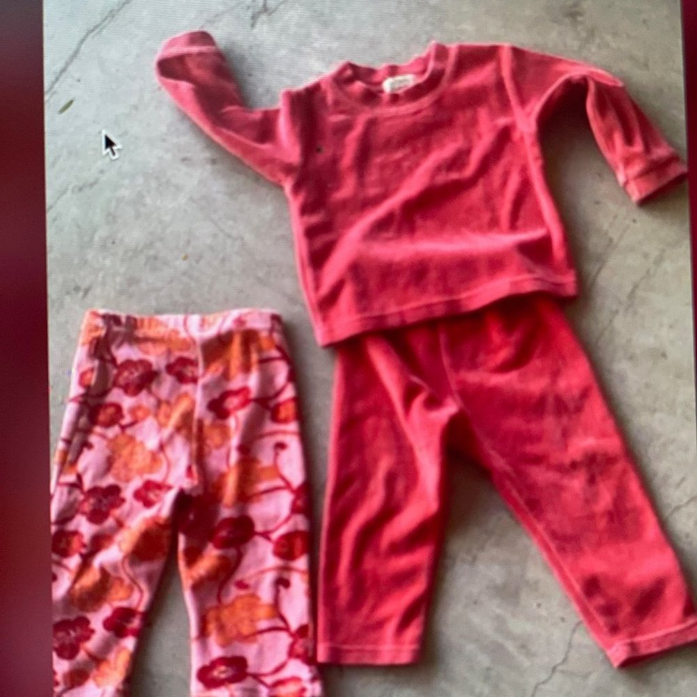 VELOUR top and bottom